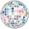 Creative Converting Birthday Beats Disco Party Disco Ball Dessert Plates, 96PK 372487 - alternate 1